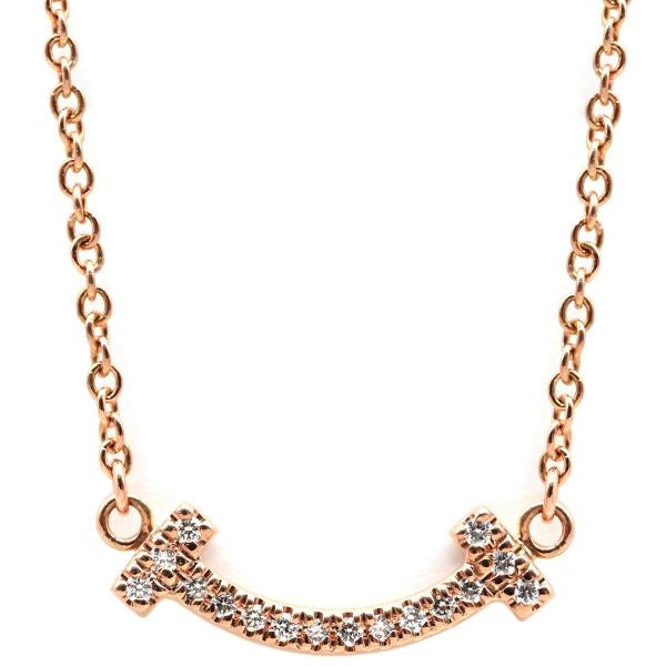 TIFFANY&Co.（ティファニー） ネックレス Tスマイル ミニ ダイヤ