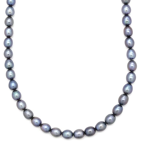 ネックレス 5.8mm パール ペンダント グレー ブルーブラック 真珠