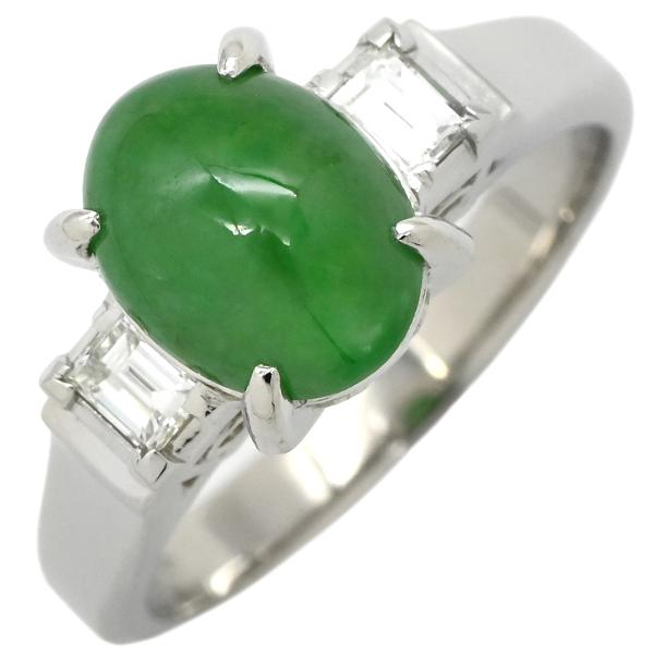 リング 指輪 ヒスイ ダイヤモンド シルバー 緑 グリーン 翡翠 ひすい