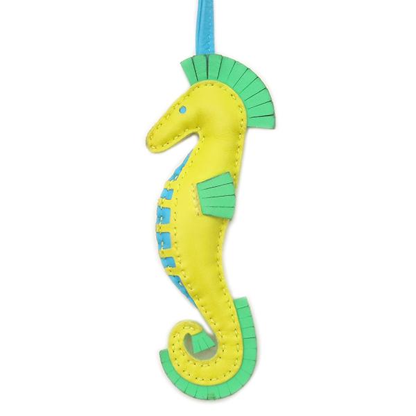 Hermes エルメス チャーム イポ タツノオトシゴ HERMES（エルメス） バッグチャーム イポ アニョーミロ イエロー