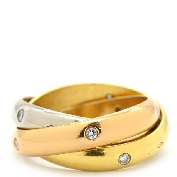 TRINITY（Cartier） カルティエ リング 指輪 トリニティダイヤ マルチ