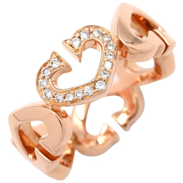 Cartier（カルティエ） リング 指輪 Cハート ダイヤリング ゴールド