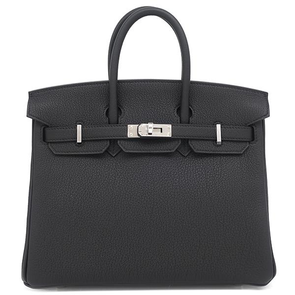 H 黒 レザー トゴ バッグ バーキンデザイン Birkin エルメス ハンドバッグ バーキン25 トゴ ブラック 新品 未使用