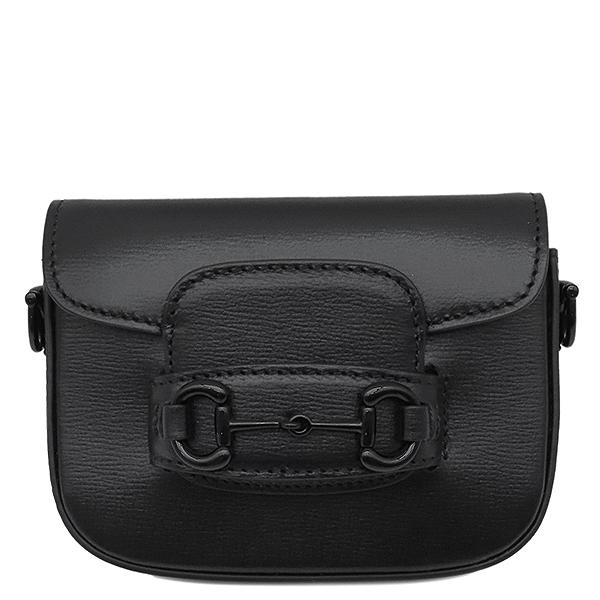 GUCCI（グッチ） 2WAYバッグ ミニ ホースビット 1955 レザー ブラック