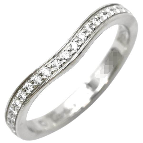 カルティエ バレリーナ ウェディング ダイヤ リング ハーフ #45【23441 Cartier（カルティエ） リング 指輪 バレリーナ バレリーナ