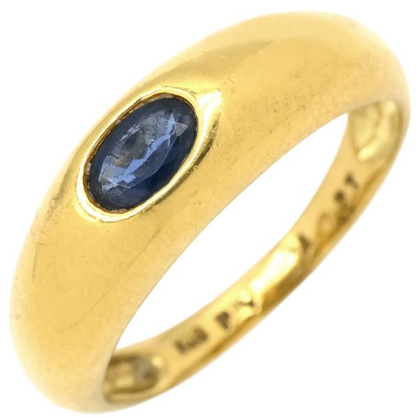 ポンテヴェキオ リング 指輪 0.27ct サファイア ブルー イエロー