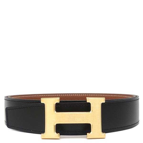 エルメス コンスタンス　Hベルト　◻︎C刻印 ベルト ブラック　ブラウン レザー HERMES（エルメス） ベルト コンスタンスH トゴ ブラック 黒 茶 #80