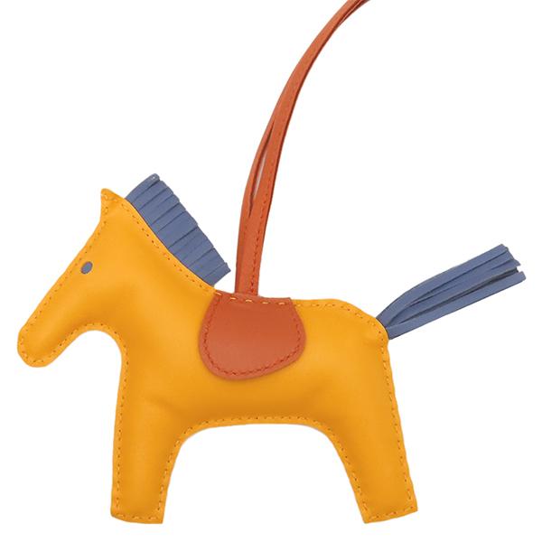 ❤未使用品❤ロデオMM カーネリアン エルメス C刻印 箱付き バッグチャーム HERMES（エルメス） チャーム RODEO ロデオ MM 064930CA レディース