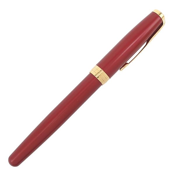 パーカー PARKER 万年筆 ソネット レッドGT ステンレススチール ラッカー レッド×ゴールド K18ペン先 カートリッジ/コンバーター両用式 1950773【中古】 パーカー 万年筆 ソネット レッドGT ステンレススチール レッド レッド