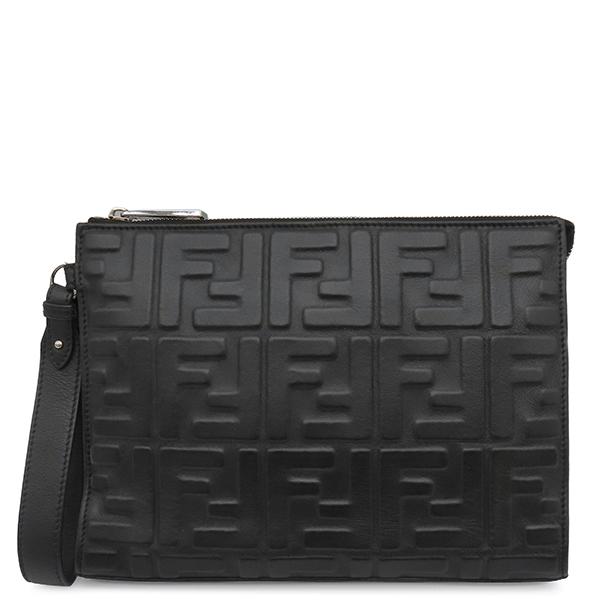 FENDI（フェンディ） クラッチバッグ ズッカ ズッカ エンボス