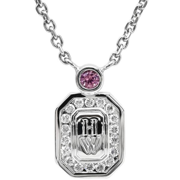ハリー・ウィンストン（HARRY WINSTON） ネックレス HWロゴ ペンダント