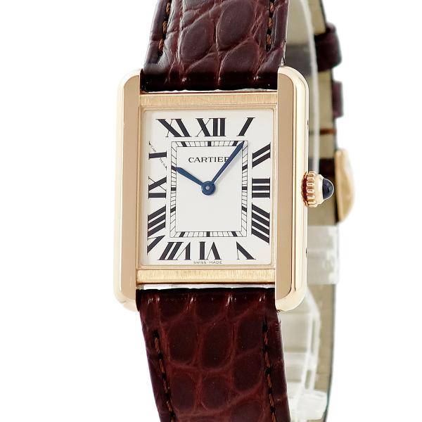 カルティエ タンクソロSM SSxPG W5200024 SSxPG クォーツ 新品)CARTIER カルティエ タンク ソロ SM W5200024（商品ID