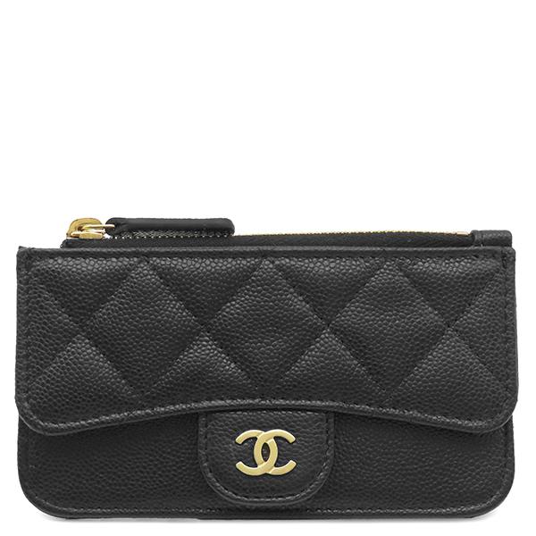 マトラッセ シャネル コインケース クラシック ジップ キルティング