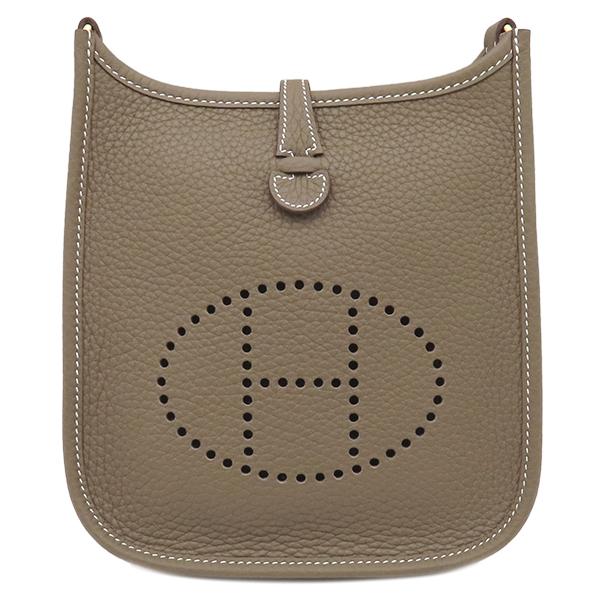 HERMES エヴリン 2 PM エトゥープ グレージュ トリヨンクレマンス HERMES（エルメス） ショルダーバッグ エヴリン エヴリンTPM トリヨン