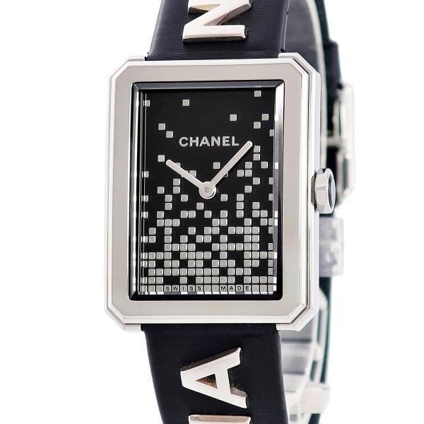 シャネル CHANEL ボーイフレンド ウォンテッドドゥシャネルブラックラッカー H7470 ブラック ステンレススチール レディース 腕時計 シャネル CHANEL ボーイフレンド ウォンテッドドゥシャネルブラック