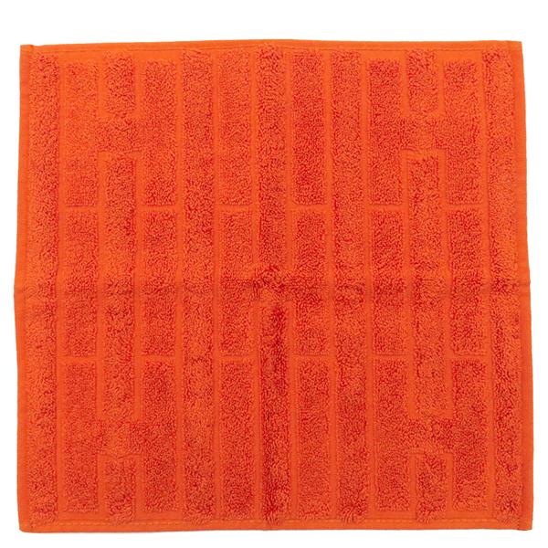 HERMES オレンジ色　タオルハンカチ HERMES（エルメス） タオル ラビリンス ラビリンス タオルハンカチ