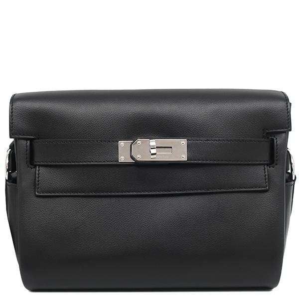 Kelly エルメス ショルダーバッグ ケリー メッセンジャー PM ブラック