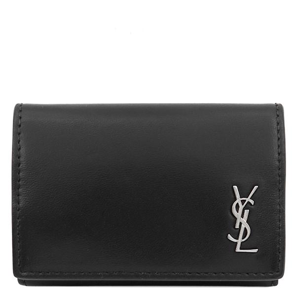 SAINT LAURENT サンローラン 三つ折り財布 YSL ロゴ コンパクト
