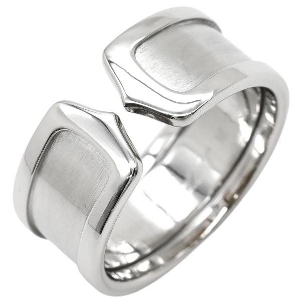C DE CARTIER カルティエ リング 指輪 C2 C2リング シルバー ホワイト