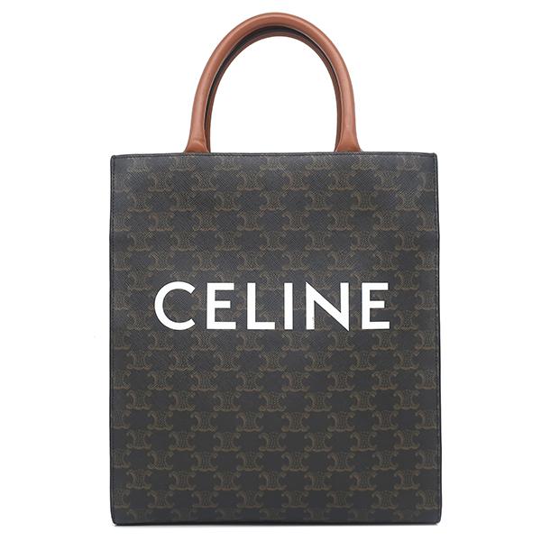 セリーヌ トリオンフ スモール バーティカル カバ 2WAY トートバッグ タン CELINE（セリーヌ） 2WAYバッグ スモール バーティカル カバ レザー