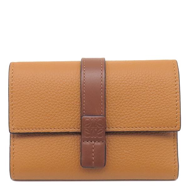 LOEWE ベージュ 三つ折り財布 【公式通販】