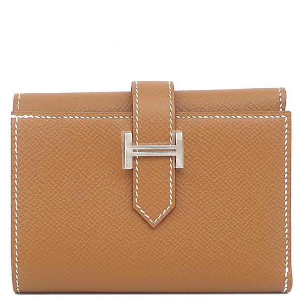 HERMES（エルメス） 三つ折り財布 ベアン ベアン コンビネ ヴォー 