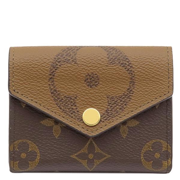 ルイヴィトン モノグラム ジャイアント リバース ポルトフォイユ ゾエ　RFID LOUIS VUITTON（ルイ・ヴィトン） 三つ折り財布 モノグラム