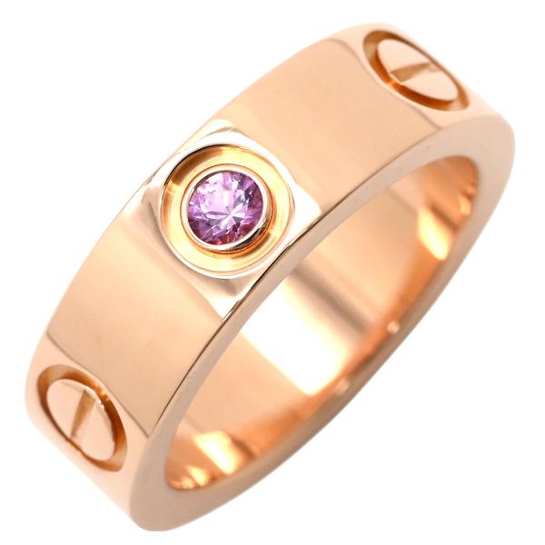 LOVE（Cartier） カルティエ リング 指輪 ラブ ラブリング ピンク