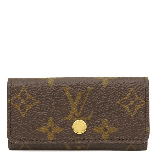 LOUIS VUITTON キーケース　ミュルティクレ4 モノグラム　【美品】 LOUIS VUITTON（ルイ・ヴィトン） キーケース モノグラム