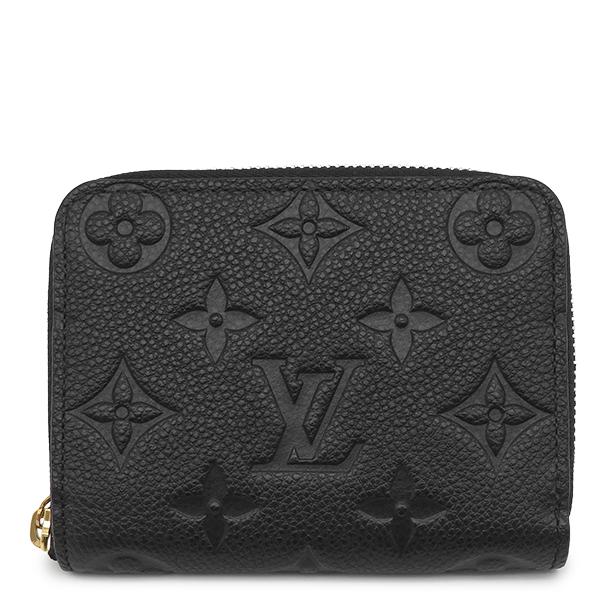 ルイヴィトン モノグラム アンプラント ジッピーパース 小銭入れ ブラック LOUIS VUITTON（ルイ・ヴィトン） コインケース アンプラント ジッピー