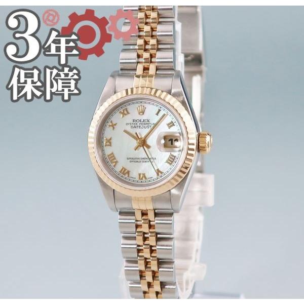 3年保証 ロレックス Rolex デイトジャスト nr T番 シェル Oh済 K18ygxss製 レディース ウォッチ 腕時計 イエローゴールド ローマ 中古 Houbidou 心斎橋店 通販 Yahoo ショッピング