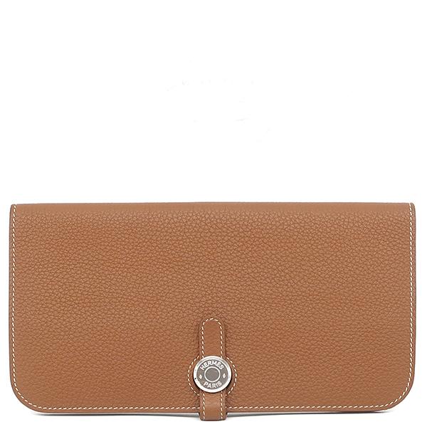 boo 様HERMES✨エルメス ドゴンロング 長財布 HERMES（エルメス） 長財布 ドゴンロング トリヨンクレマンス ブラウン