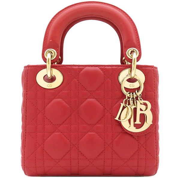 美品 Dior ディオリッシモ 2WAYハンドバッグ レザー 赤 Yahoo!オークション -「ディオール ディオリッシモ バッグ」の