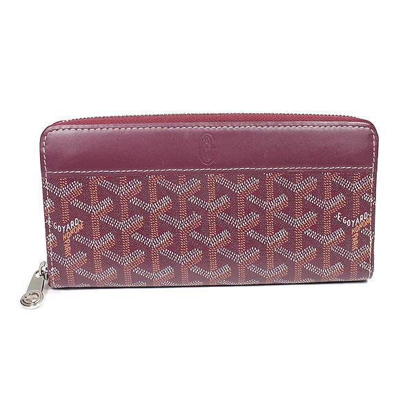 ゴヤール GOYARD 長財布 ラウンドファスナー長財布 ボルドー 