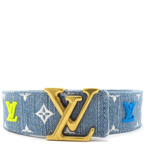 ルイヴィトン　サンチュールジーンズ　ベルト　シルバープレート　85/34 LOUIS VUITTON（ルイ・ヴィトン） ベルト サンチュール LVニュー