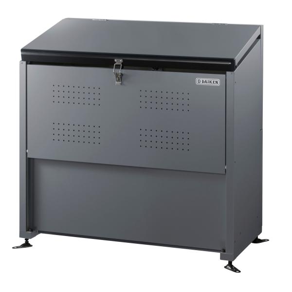 ダイケン 間口 1000 CKE-1005G (奥行520）ダークグレー スチールゴミ収集庫 クリーンストッカー  屋外　大型　ゴミ箱　ゴミ置き
