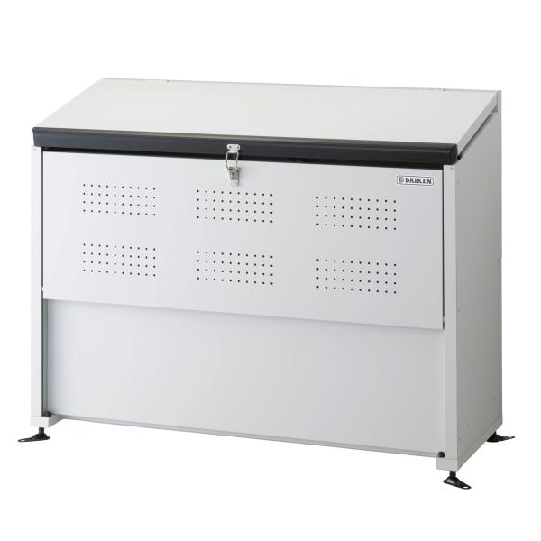 ダイケン 間口 1300 CKE-1305W (奥行520）ホワイト スチールゴミ収集庫 クリーンストッカー  屋外　大型　ゴミ箱　ゴミ置き(旧 CKE-1305M)