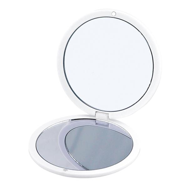サークル ダブルコンパクトミラー 100個以上販売 名入れ可能商品