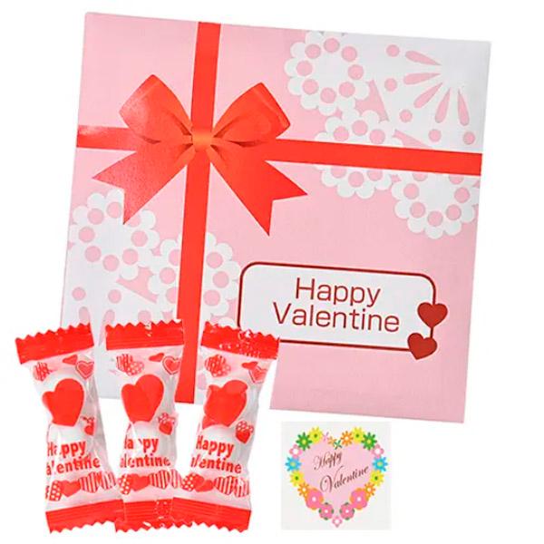 50個以上販売 バレンタイン・リボンレース柄 チョコレートボール3包入