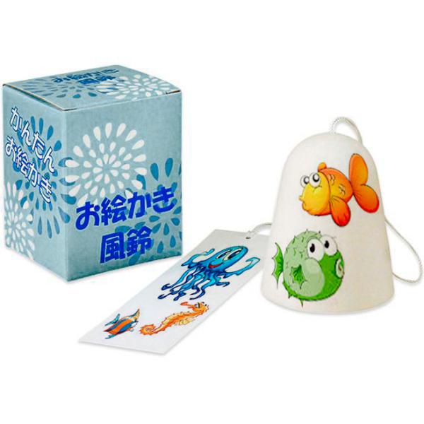 お絵かき風鈴（陶器）240個単位販売 お絵かき 風鈴 キット お絵描き