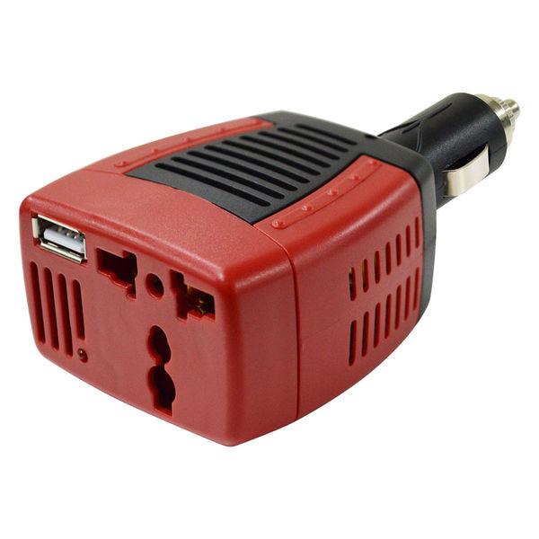 カーインバーター (ACMINV-A) 愛車が発電機に変身！災害時の長期停電に安心・野外活動で便利。材質：ABSセット内容：安全対策万全の4種類保護回路（過負荷・高電圧/低電圧入力・高温）・取説重量：126g本体サイズ：120×62×39m...