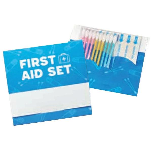 ファストエイドセット 絆創膏Mサイズ5枚 綿棒10P 絆創膏 綿棒のセット