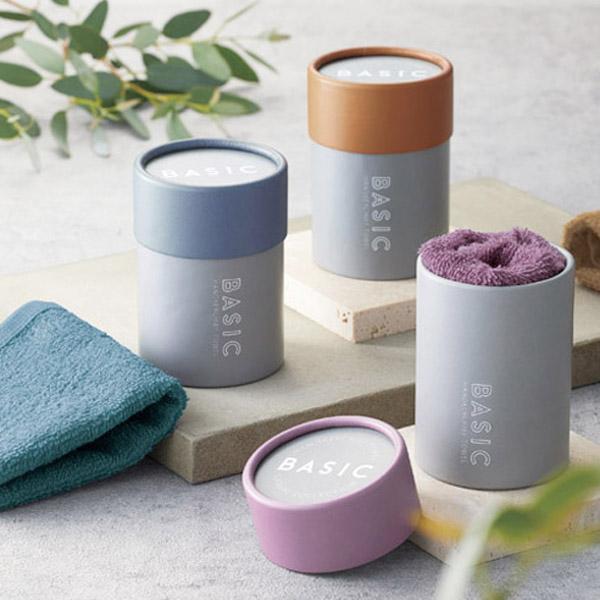 BASIC ハンカチタオル 180枚販売 おしゃれなボックス入り 販促品 BASIC ハンカチタオル 180枚販売 おしゃれなボックス入り 販促品
