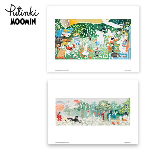 (レビュー特典あり) MOOMIN Putinki プティンキ ポスター 70×50cm PTK040132 北欧 ムーミン