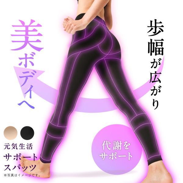 商品説明 テレビ通販1日で約5,000個売れた！介護予防トレーナー＆健康づくりトレーナー監修！歩行が楽しくなる、歩幅がUPするスパッツ。歩幅を広げることで、転倒ケアでつまづきにくく、足が上がりやすくなり階段の上がり下がりも楽に！【材質】ナイ...