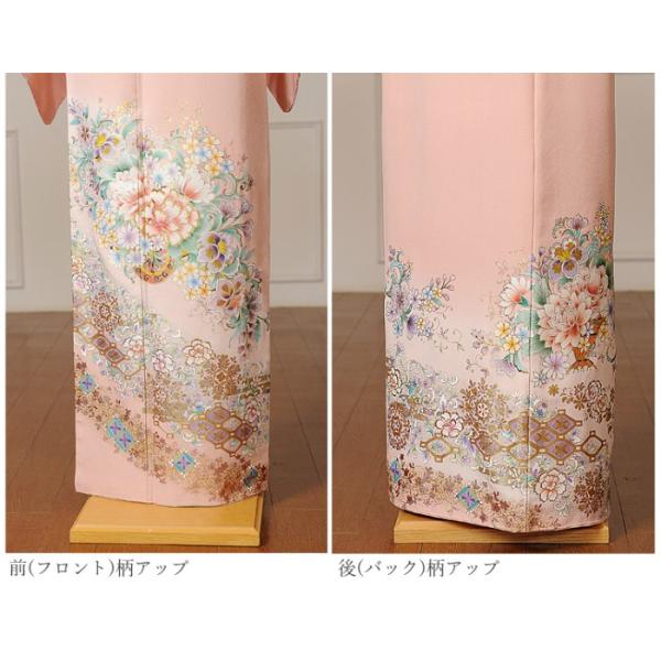 色留袖レンタル留袖フルセット比翼仕立て五つ紋ゆったりサイズ結婚式貸衣装親族衣裳祖母叔母義姉叙勲式ピンク金彩花車 Buyee 日本代购平台 产品购物网站大全 Buyee一站式代购