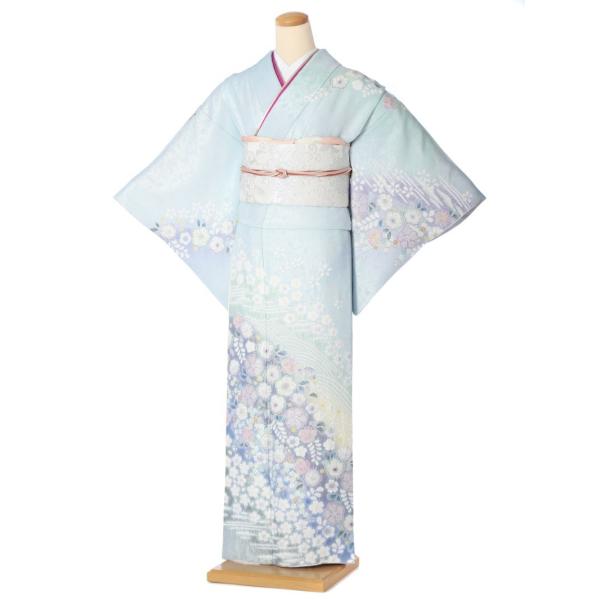 訪問着 レンタル フルセット レンタル訪問着 着物レンタル レンタル着物 正絹 辻ヶ花 桂由美 桂 由美 YUMI KATSURA 150cm〜170cm位まで 足袋プレゼント 8AD413 ●必ず下の商品情報を表示いただきご予約状況をご確...