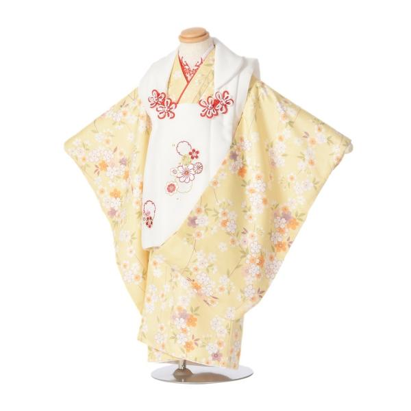 【レンタル】七五三レンタル 女児被布セットAP3157 女の子七五三 七五三 着物 3歳 レンタル七五三 753レンタル 被布セット 三才 ３歳 ３才 女児 貸衣装 結婚式 黄色 白 被布 三歳女の子 往復送料無料 ●必ず下の商品情報を表示...