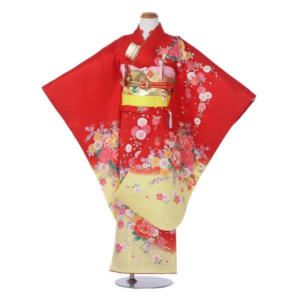 七五三レンタル 七歳女児七五三 七五三着物 女の子七五三 レンタル七五三 753レンタル 正絹 赤地 桜 クリームぼかし 七五三 着物レンタル ７歳 七歳 7歳女の子●必ず下の商品情報を表示いただきご予約状況をご確認ください。↓↓↓↓↓↓↓...