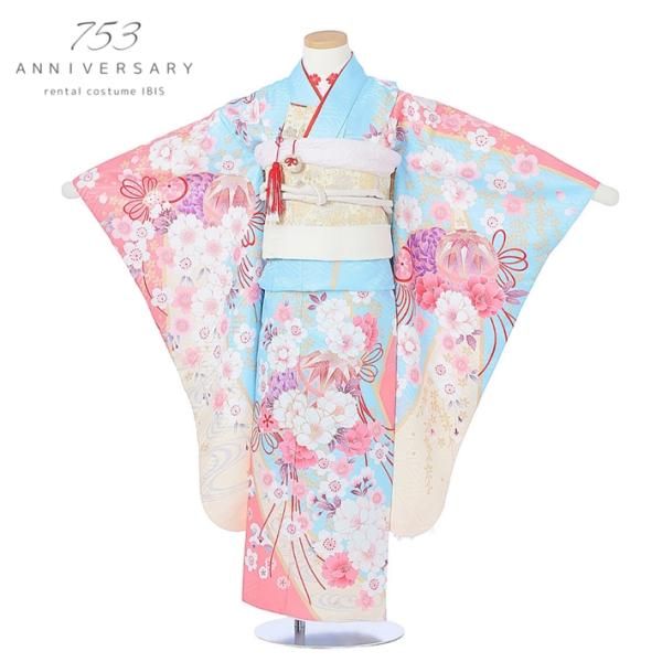 七五三 7歳 着物 レンタル 七歳 女児 花ひめ AP7228 七五三着物 女の子 七五三 レンタル七五三 753レンタル 着物レンタル 七五三 七才 7歳女の子 爆買